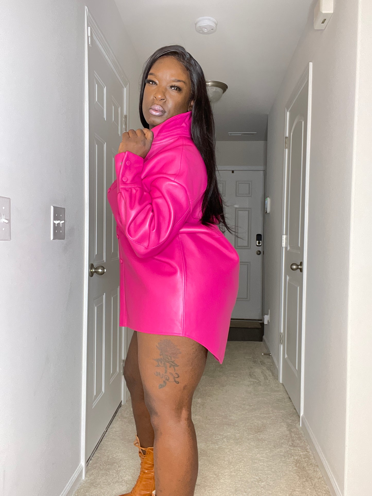 Honorable Fuchsia Leather