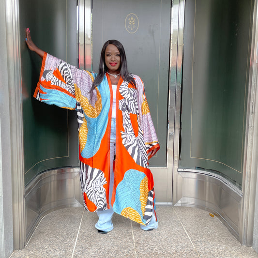 Honorable Zeb Kimono (Orange)