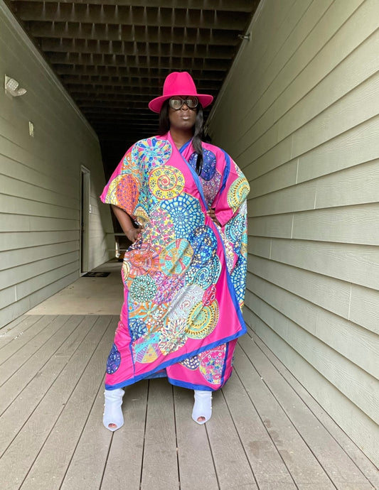 Honorable Fuchsia Kimono