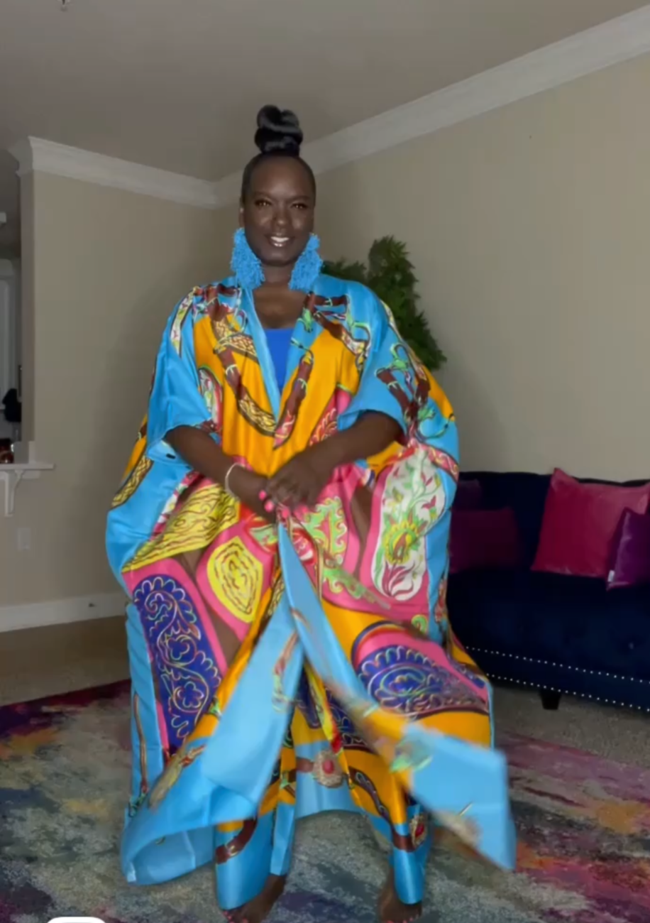Honorable Turquoise Kimono Set